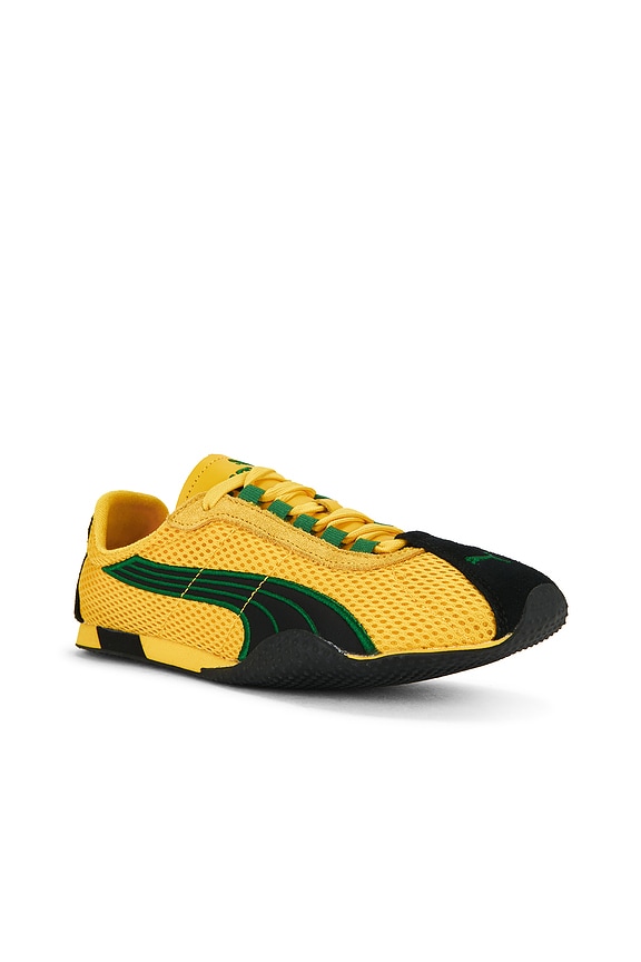view 2 of 6 H-Street Jamaica Sneaker in Yellow Sizzle & Archive Green