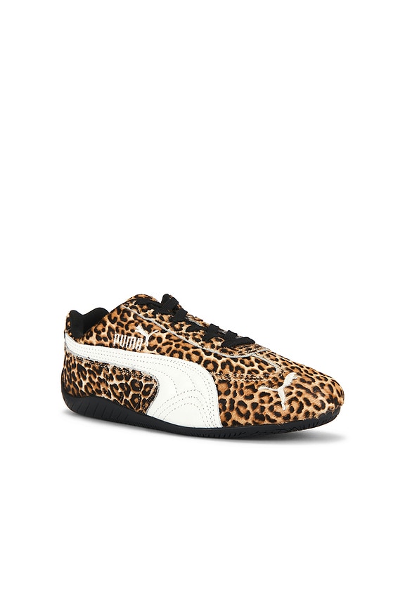 view 2 of 6 Speedcat Sneaker in Leopard in Puma Black & Warm White
