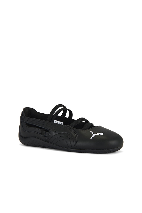 view 2 of 6 ZAPATO PLANO SPEEDCAT BALLET in Puma Black & Puma White