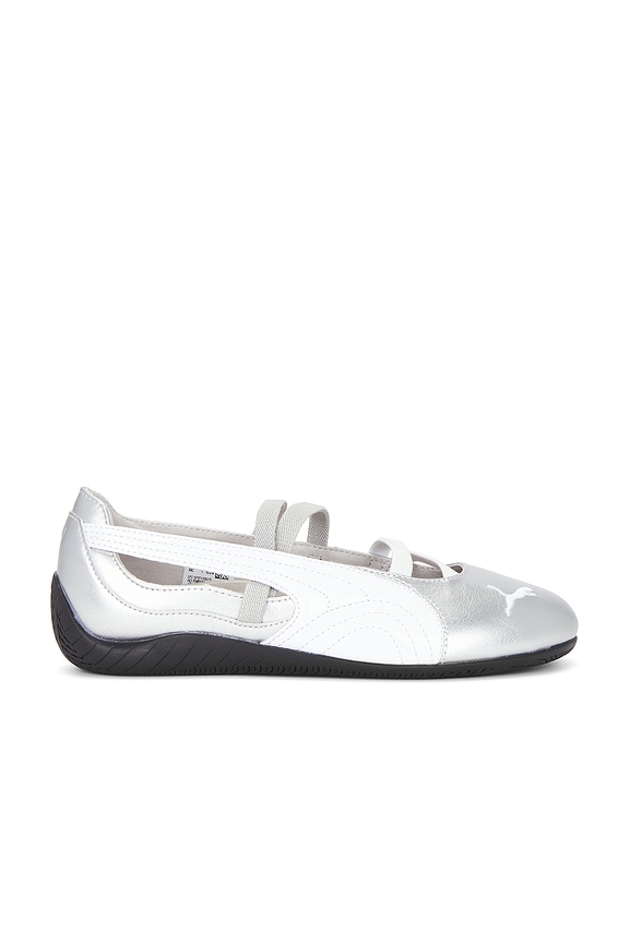 view 1 of 6 Speedcat Ballet Metallic in Puma Silver & Puma White