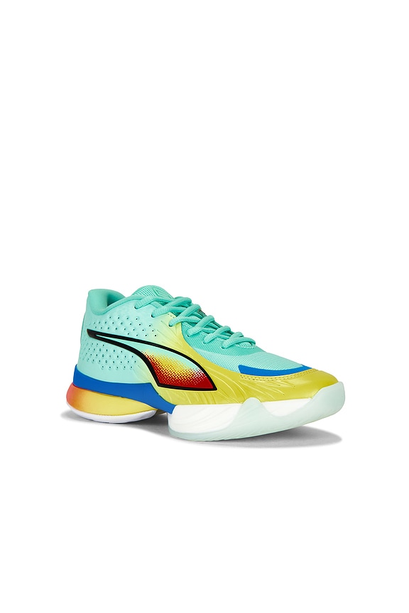 view 2 of 6 X Wnba Tipoff Stewie 5 Launch Sneakers in Mint Jelly, Puma Black, & Lemon Crush