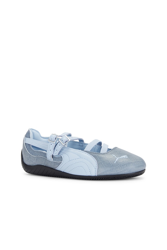 view 2 of 6 Speedcat Ballet Croc Sneakers in Snow Mountain Blue & Puma Black