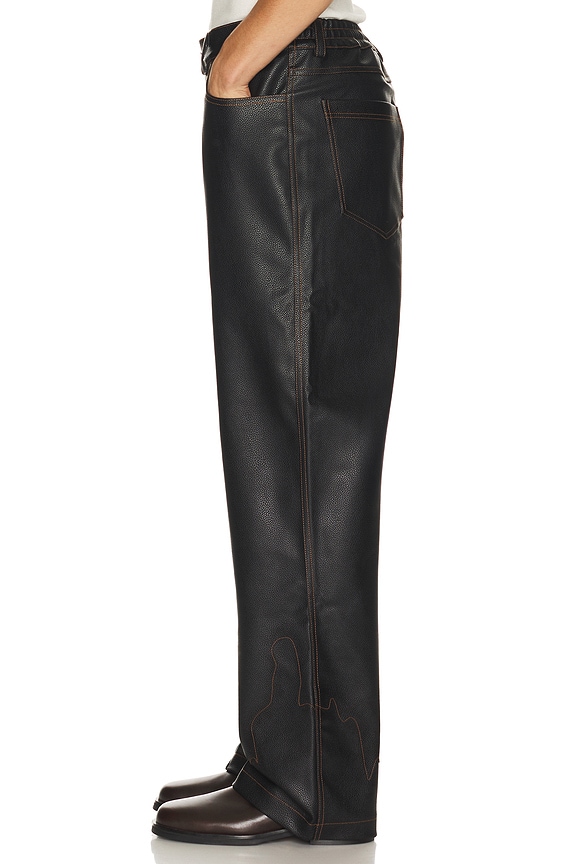 view 2 of 6 Leather Pants in Black