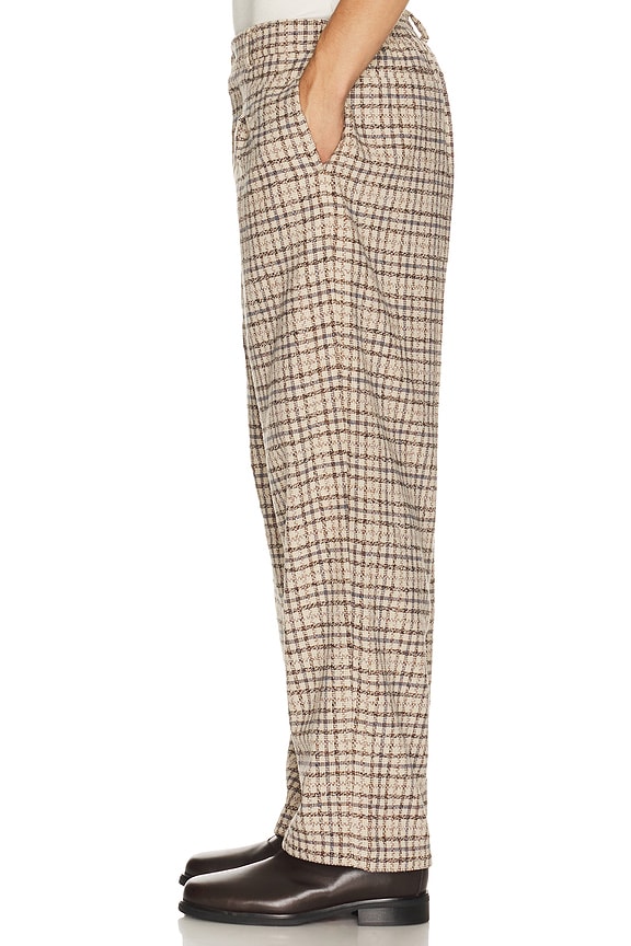 view 2 of 6 Check Trousers in Beige