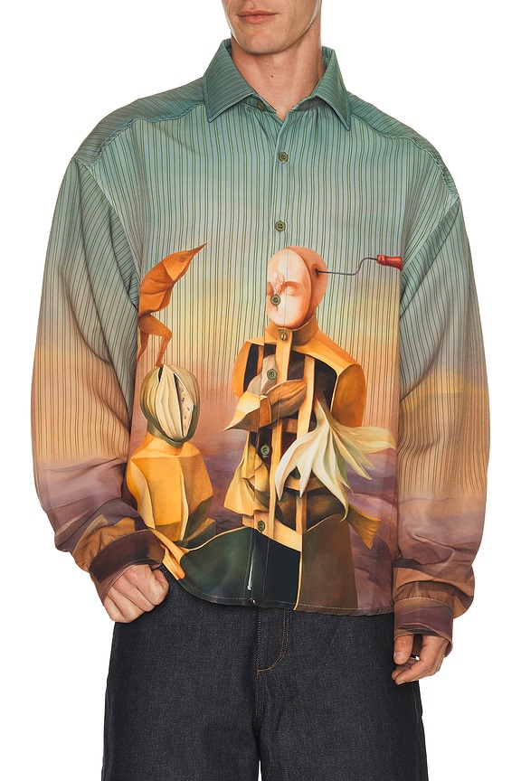 view 1 of 4 Bird Maker Machines Long Sleeve Shirt in Multi