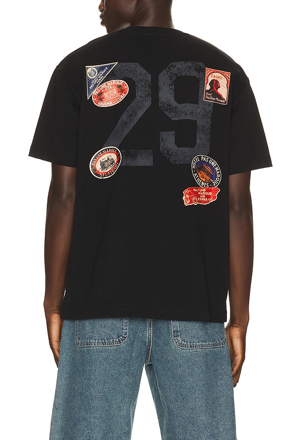 view 2 of 4 Luggage Tag Pas Tee in Black