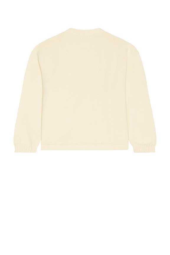 view 2 of 4 GILET DOUBLE BREASTED CABLE KNIT in Cream