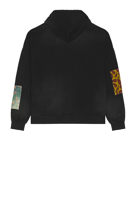 view 2 of 4 CAPUCHA CON CREMALLERA TAPESTRY PATCHWORK in Vintage Black