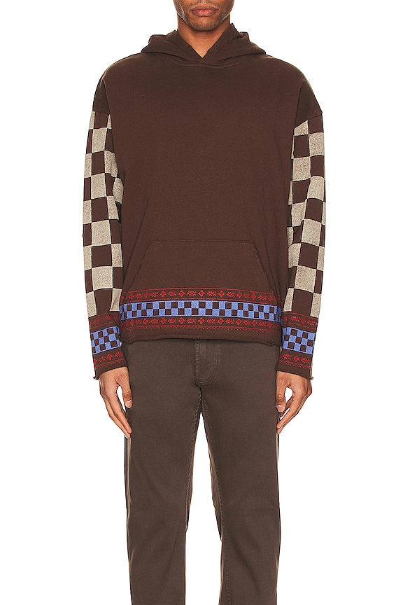 view 3 of 3 SWEAT À CAPUCHE in Brown
