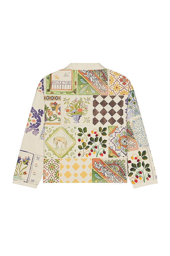 view 2 of 3 Mosaic Work Shirt in Cream & Multi