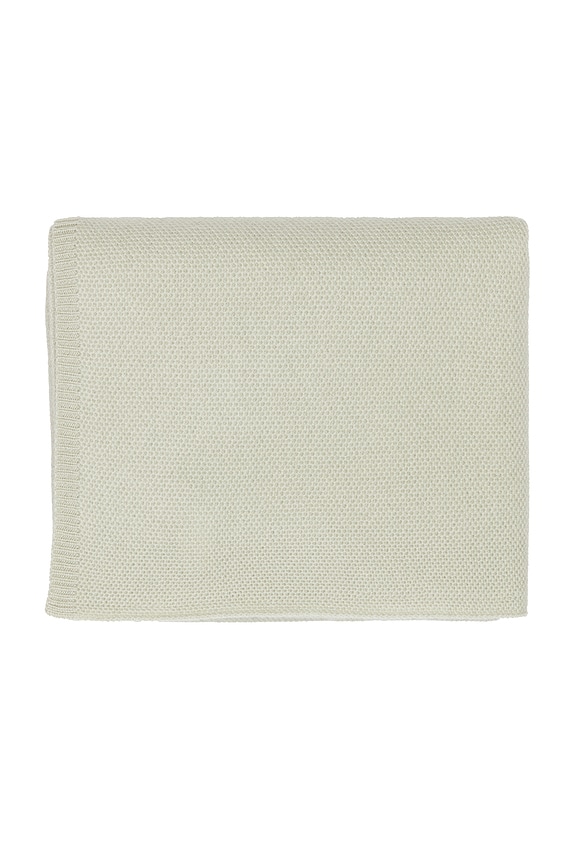 view 2 of 3 Cashmere Baby Blanket in Sage