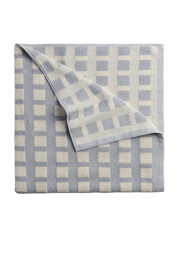 view 1 of 2 Capri Check Beach Towel in Sky