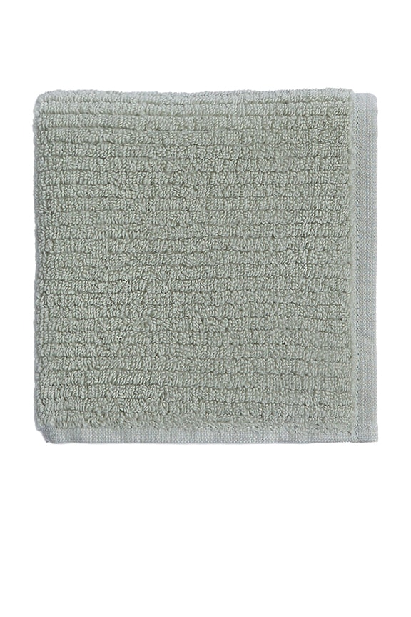 view 1 of 3 Soft Rib Washcloth in Sage