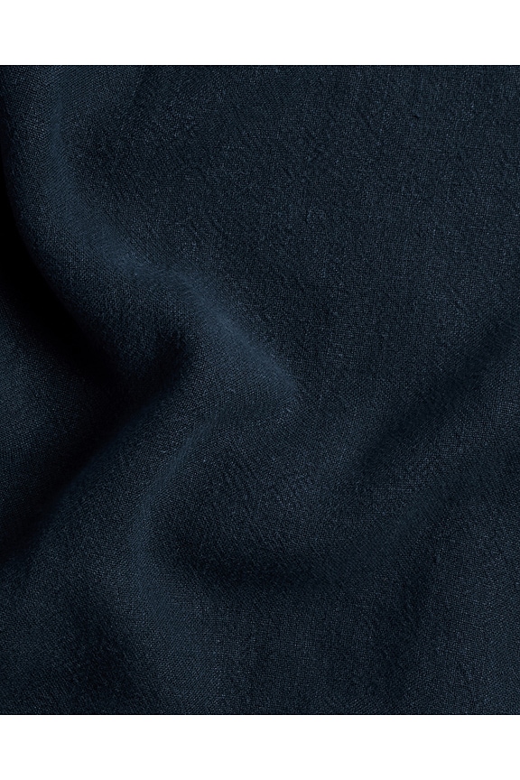 view 2 of 3 Vintage Linen Bed Blanket in Ink