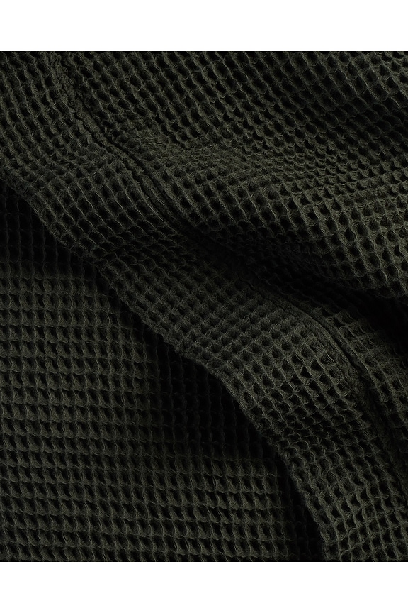 view 2 of 3 Waffle Robe in Evergreen