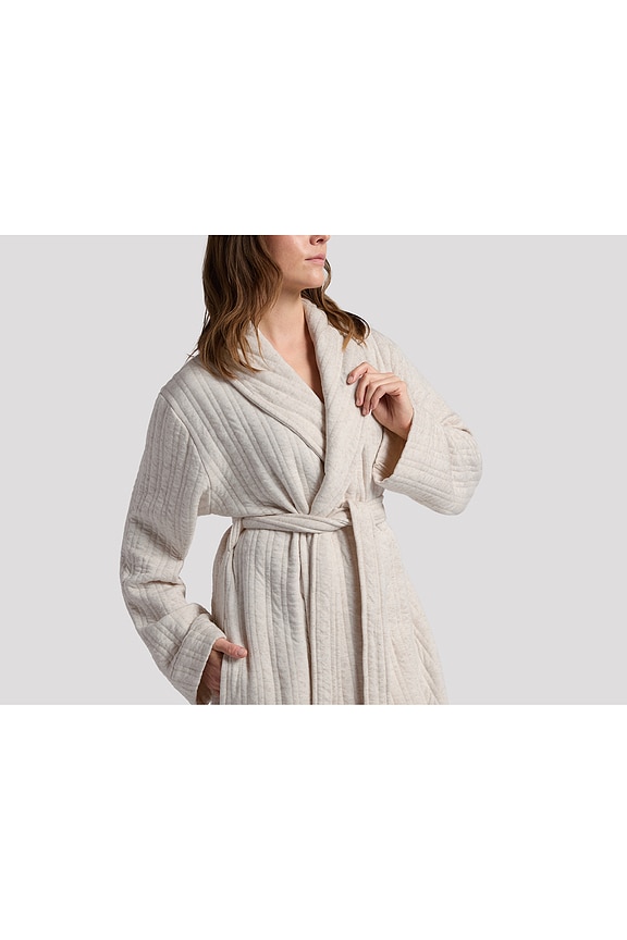 view 2 of 4 Cozy Knit Robe in Natural