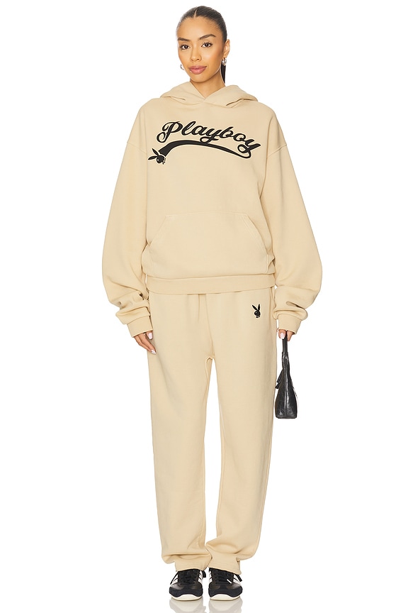 view 2 of 7 Logo Hoodie and Sweatpant Set in Stone