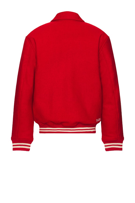 view 2 of 5 Est. LA Varsity Jacket in Red
