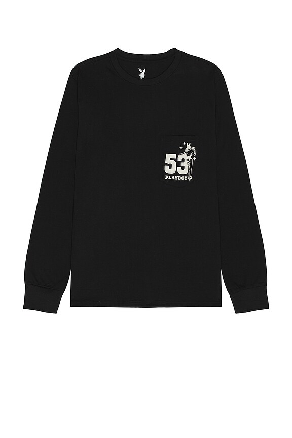 view 2 of 4 53 Long Sleeve Tee in Black