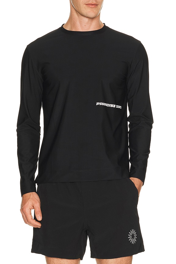 view 1 of 4 Web Tech Long Sleeve Tee in Black