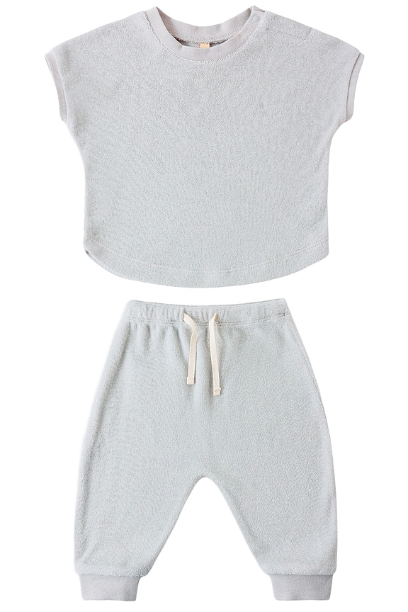 view 1 of 3 Terry Tee & Pant Set in Sky