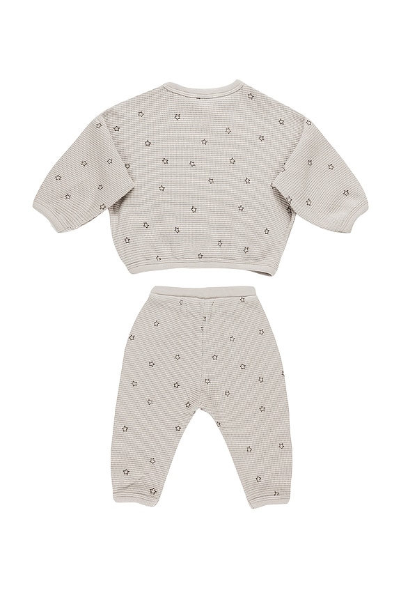view 2 of 3 Kids Waffle Slouch Set in Stars