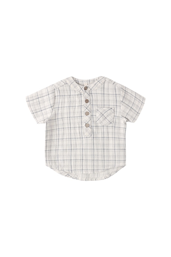 view 1 of 7 CAMISA JAXSON in Blue Plaid