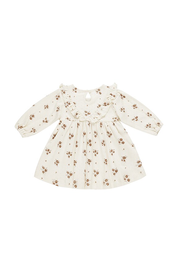 view 2 of 3 VESTIDO DE MANGA LARGA CON VOLANTES Y ESCOTE EN V in Autumn Flora