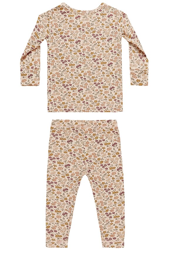 view 2 of 4 Kids Bamboo Pajama Set in Posy