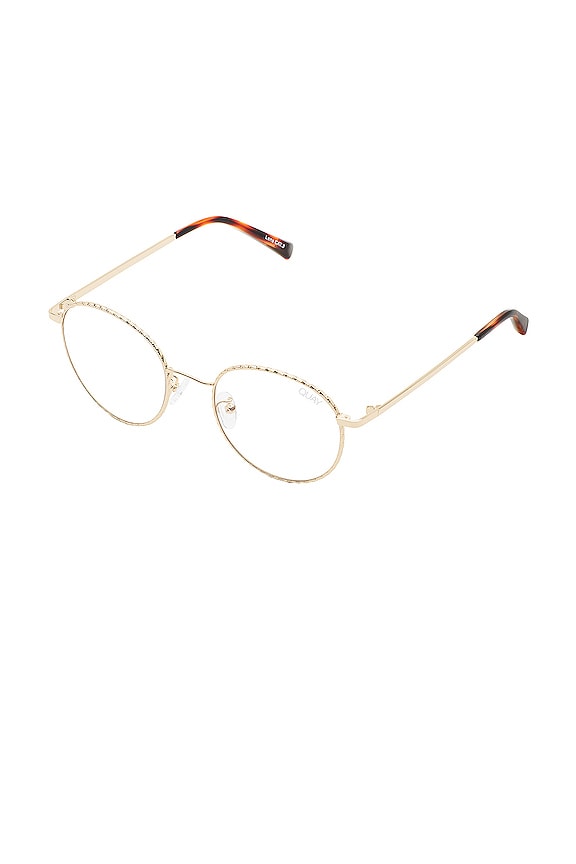 view 2 of 2 GAFAS DE LUZ AZUL I SEE YOU in Gold