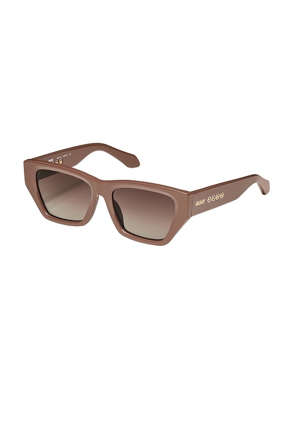 view 2 of 3 No Apologies Sunglasses in Doe & Brown