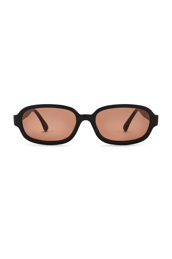 view 1 of 3 Could Never Sunglasses in Black & Dark Apricot