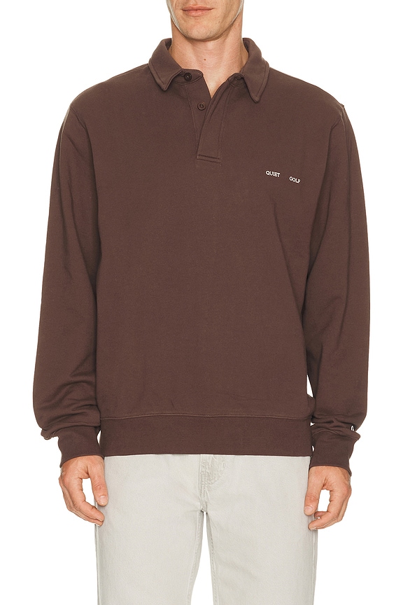 view 1 of 6 CAMISETA DE RUGBY MONOGRAM in Brown