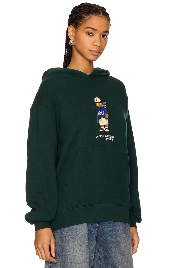 view 2 of 4 Qg Owl Hoodie in Forest