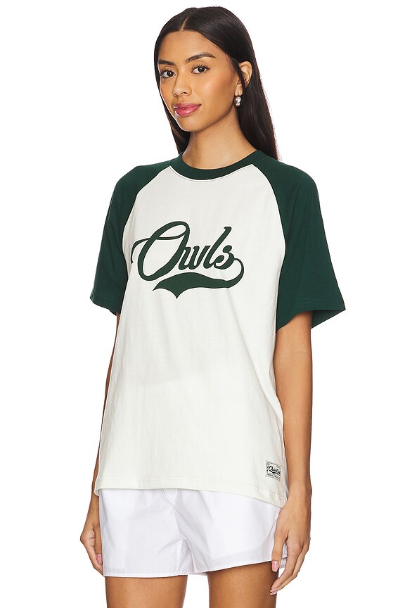 view 2 of 4 Owls Baseball Shirt in Forest