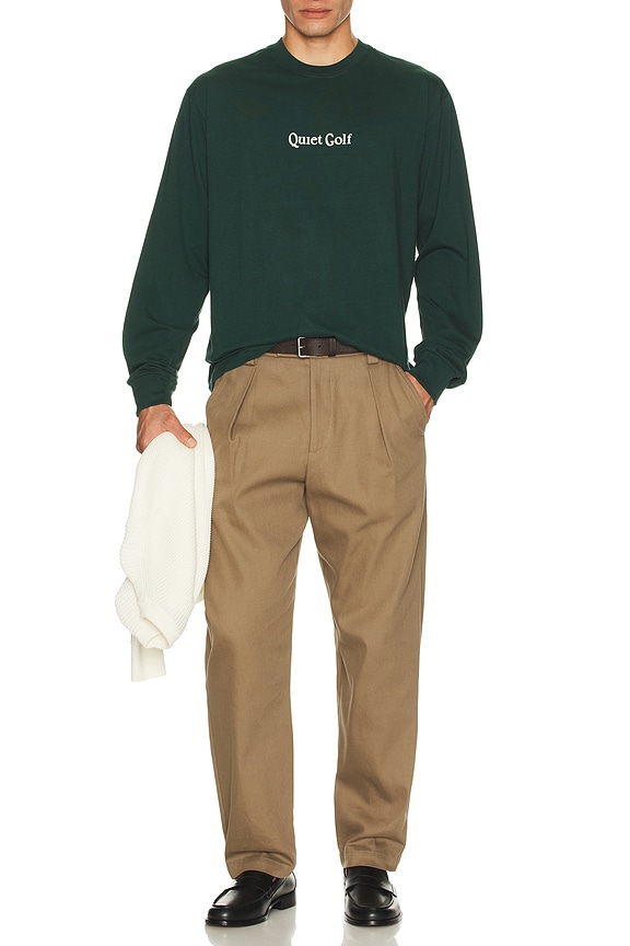 view 2 of 4 Heritage Long Sleeve T-Shirt in Forest