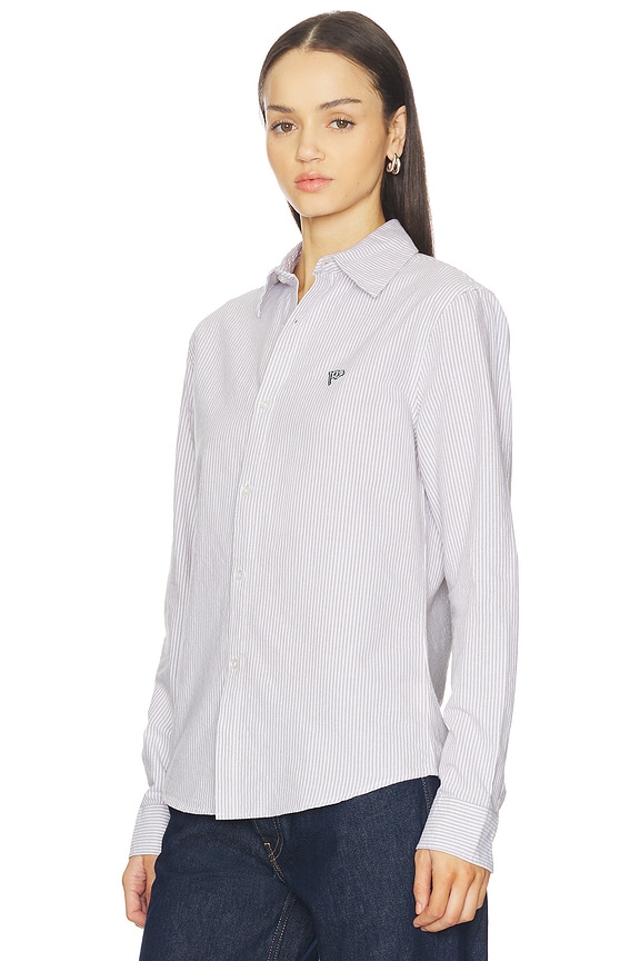 view 2 of 5 Oxford Buttonup Shirt in Tan