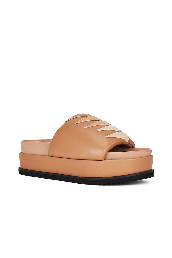 view 2 of 5 Arrow Stack Platform Slide in Nude