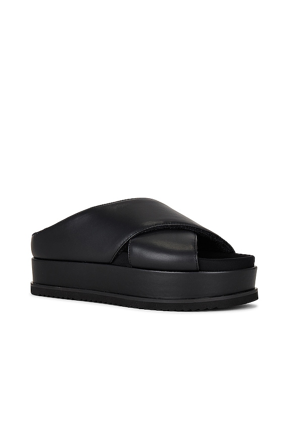 view 2 of 5 Cross Stack Platform Slide in Black