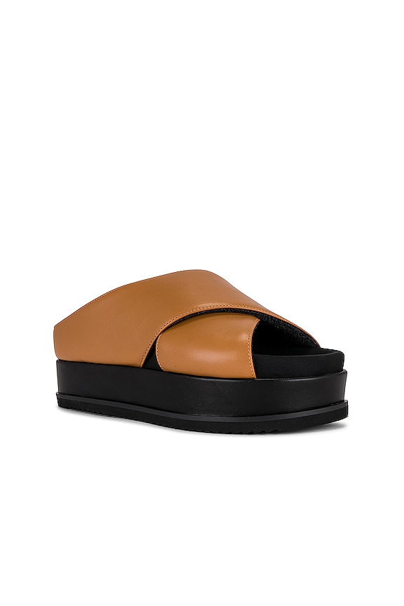 view 2 of 5 САНДАЛИИ CROSS STACK in Cognac