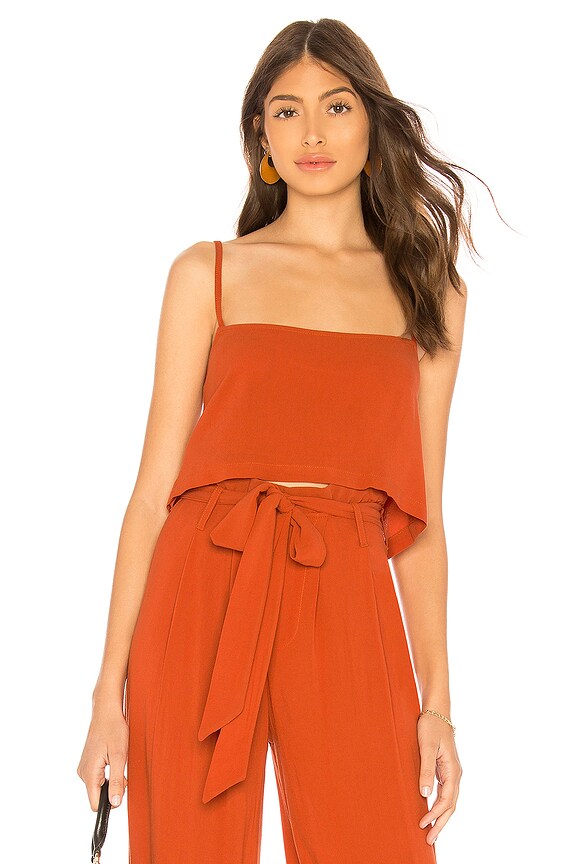 view 1 of 4 Crepe Cami in Tomato