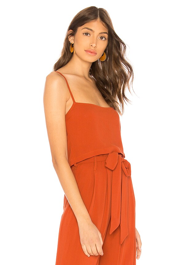view 2 of 4 Crepe Cami in Tomato