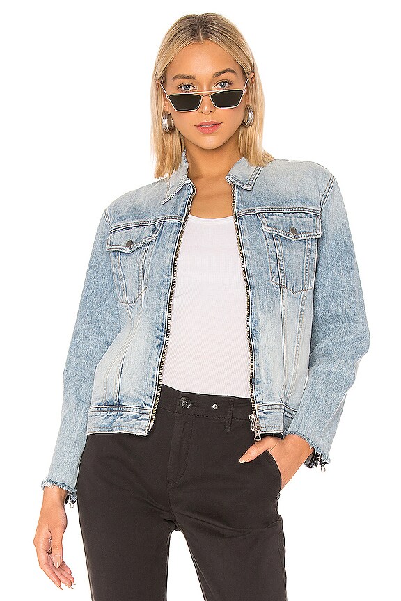Big Ragu Jacket Rag & Bone Zip Oversized Jacket in Mandy | REVOLVE