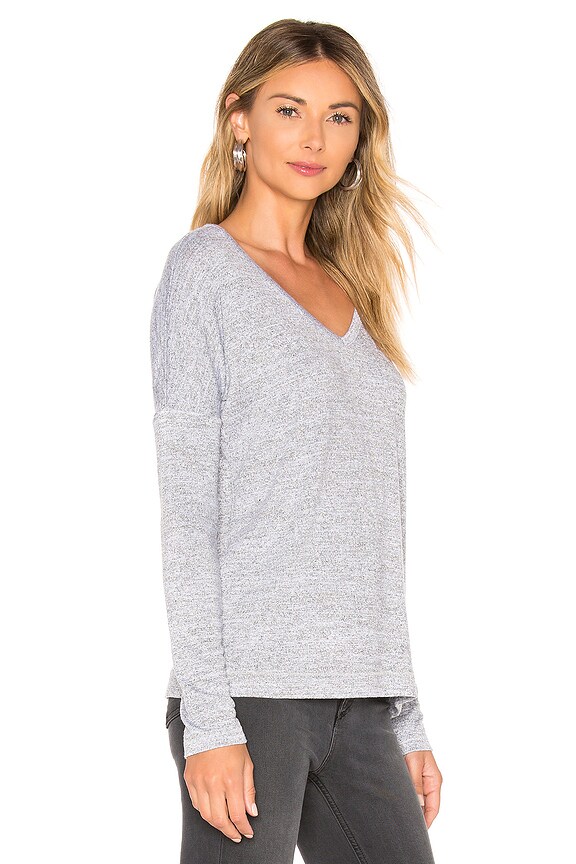 view 2 of 4 ФУТБОЛКА С ДЛИННЫМ РУКАВОМ HUDSON in Light Grey