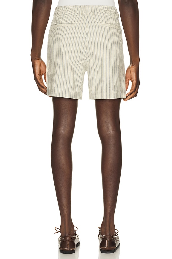 view 2 of 5 Wilson Short in Ecru Multi Stripe