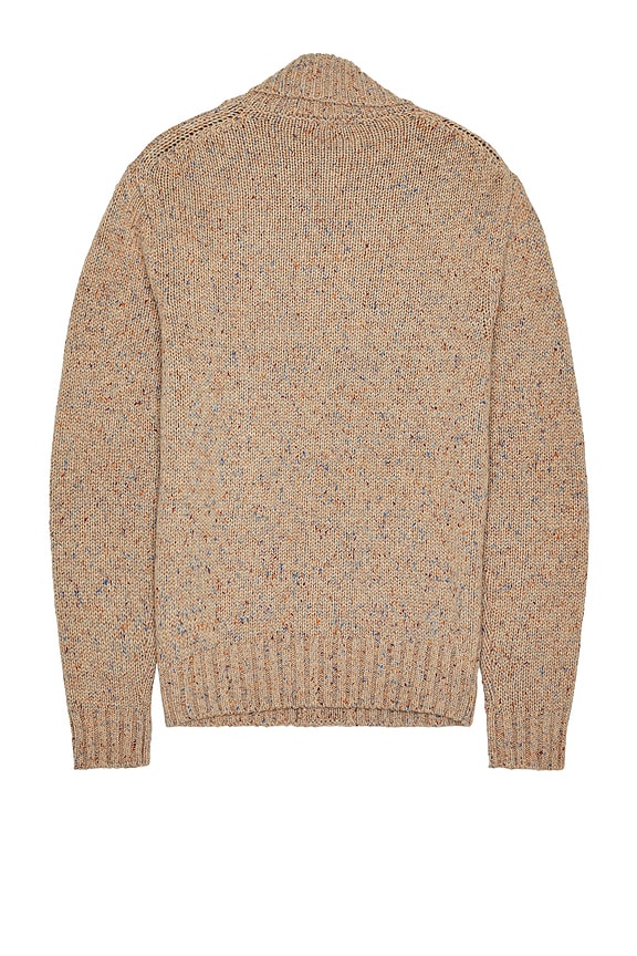 view 2 of 3 カーディガン in Oatmeal Speckle