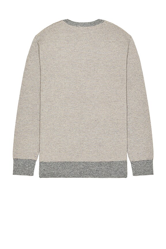 view 2 of 3 Wool Blend Birdseye in Oat Cloud