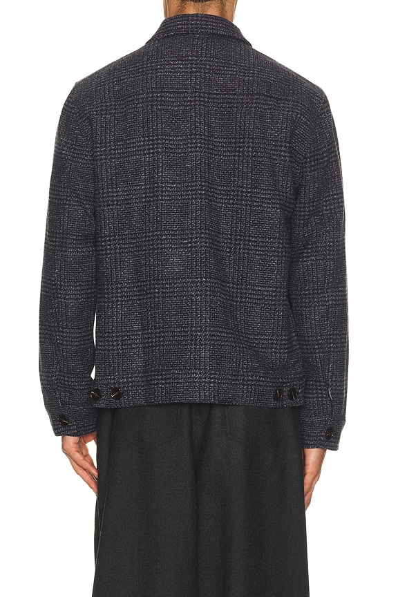view 2 of 5 Tillman Jacket in Navy Static Plaid