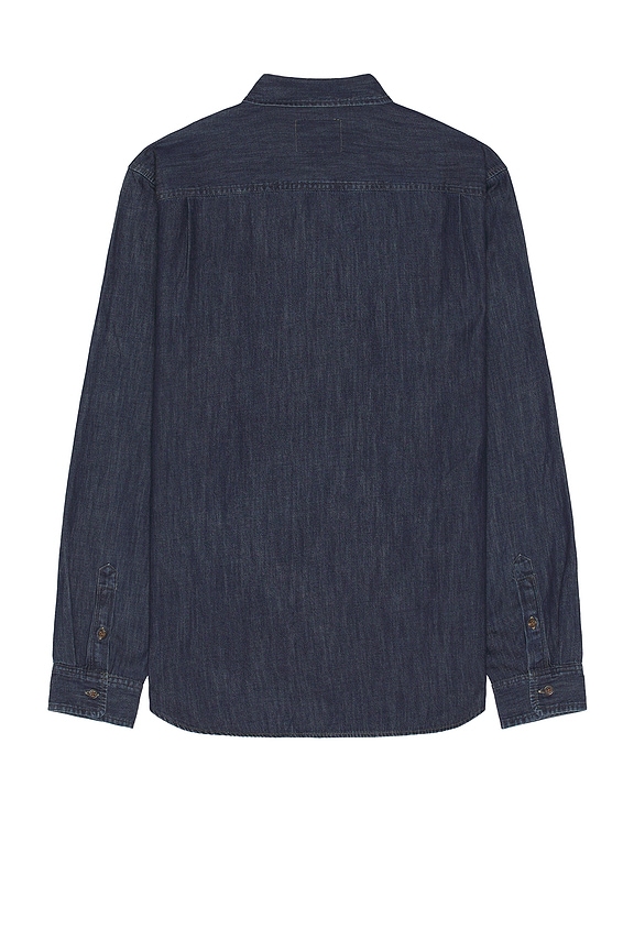 view 2 of 3 Kenji Shirt in Dark Wash Indigo