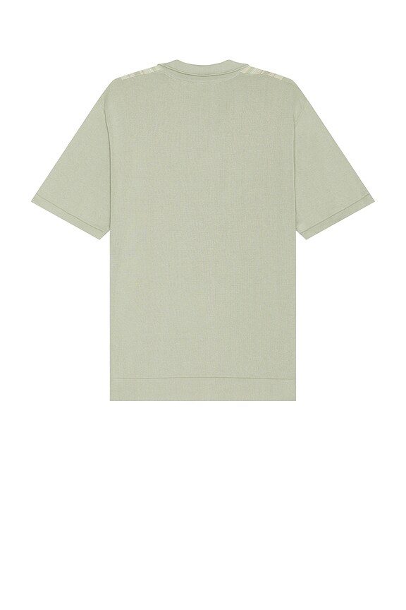 view 2 of 3 CAMISA SILAS in Sage Iridescent Multi